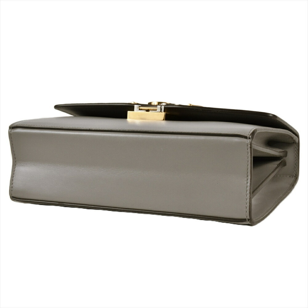 GUCCI Gray Leather Shoulder Bag - Picture 4 of 7